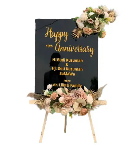 Papan Bunga Akrilik Menduran