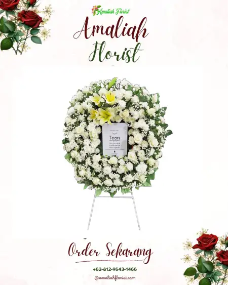 Krans Bunga Duka Menduran